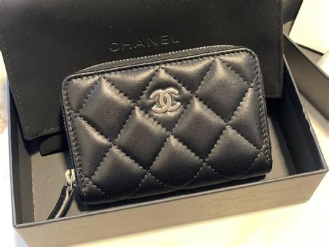 chanel oasis card holder|Zipped card holder .